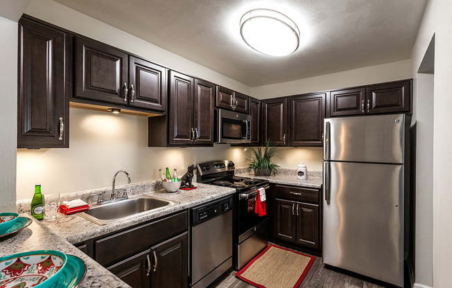 Renovated Kitchen with Stainless Steel Appliances