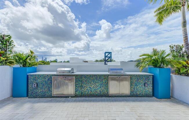 Grill Stations at Altis Little Havana, Miami