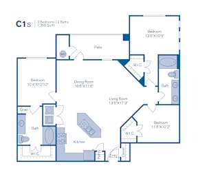 3 beds, 2 baths, 1,350 sqft, $2,038