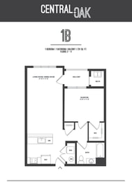 1 bed, 1 bath, 724 sqft, $2,585