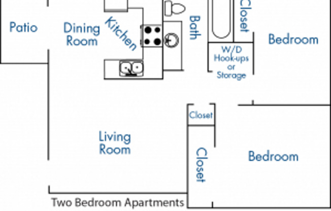 2 beds, 1 bath, 827 sqft, $1,475, Unit 161-32