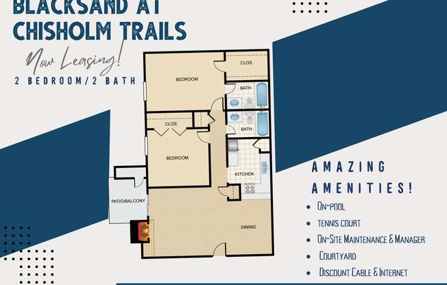 2 beds, 2 baths, 900 sqft, $945, Unit 1336