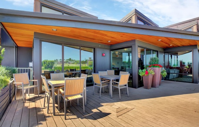 rooftop lounge at Link + Mural, Seattle, WA, 98126