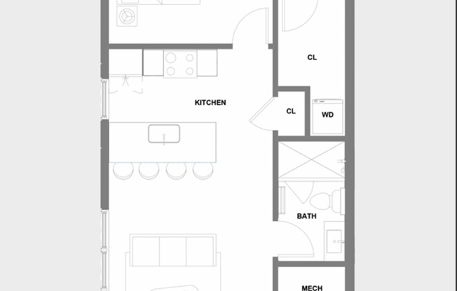 1 bed, 1 bath, 680 sqft, $1,673, Unit 305
