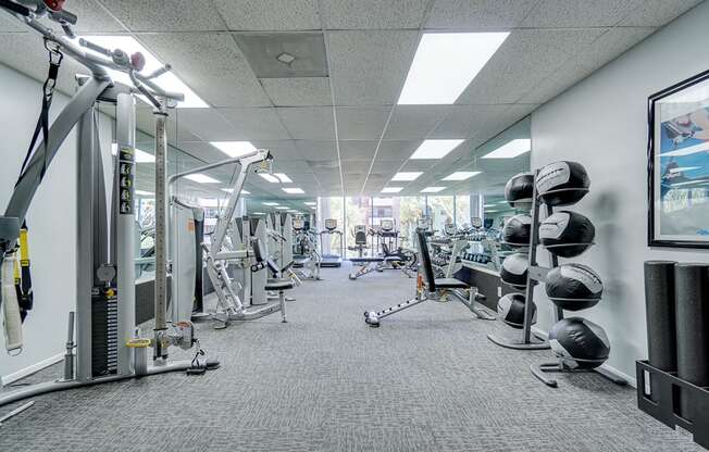 World-Class Fitness Center at La Vista Terrace, Hollywood, California
