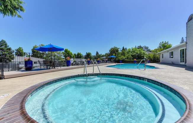 The Renaissance community pool and spa