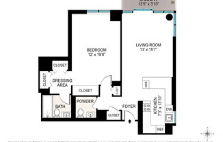 1 bed, 1.5 baths, 880 sqft, $5,895, Unit 10A