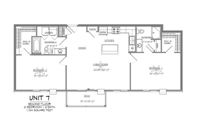 2 beds, 2 baths, 1,134 sqft, $1,799.99, Unit 1005-07