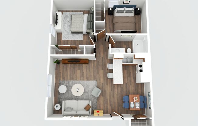 2 beds, 1 bath, 850 sqft, $1,249, Unit EE201