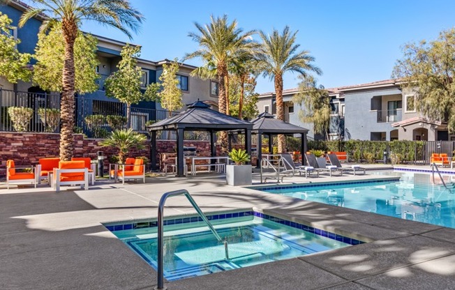 Resort Style Pool | Edge at Traverse Point Apartments  |  Apartments in Henderson, NV