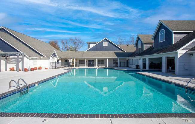 Pool Area at Centennial Crossing Apartments in Nashville Tennessee