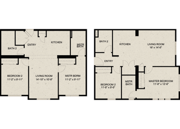 2 beds, 2 baths, 808 sqft, $1,190