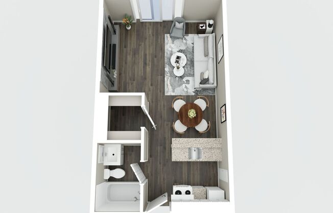 Studio, 1 bath, 425 sqft, $849, Unit 3610 - 607