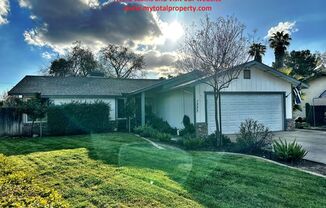 1533 S. FAIRWAY ST - 3 BEDROOM 2 BATH - SW VISALIA - POOL - SOLAR