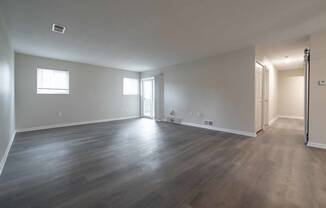 Spacious living room at Alpine Slopes Apartments near Grand Rapids, MI