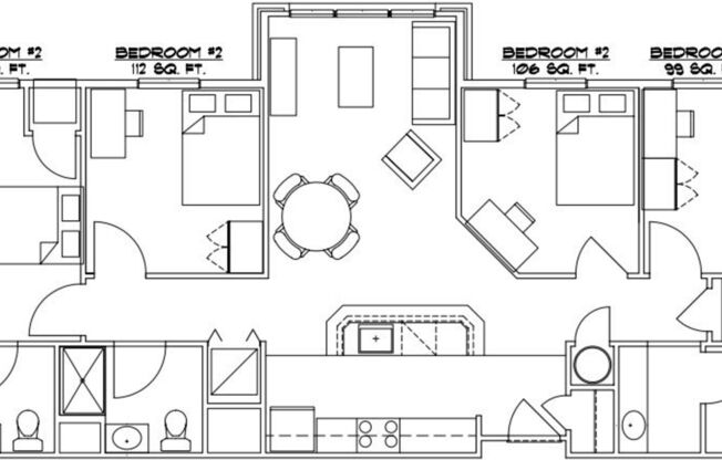 4 beds, 3 baths, 1,181 sqft, $1,497