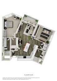 2 beds, 2 baths, 1,289 sqft, $2,399