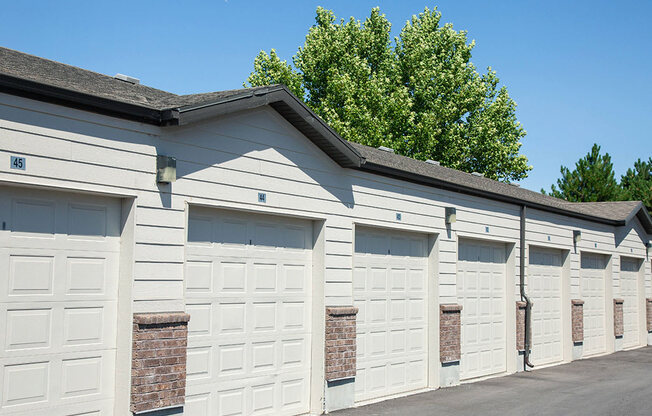 Attached And Detached Garages at Four Seasons at Southtowne Apartments, South Jordan