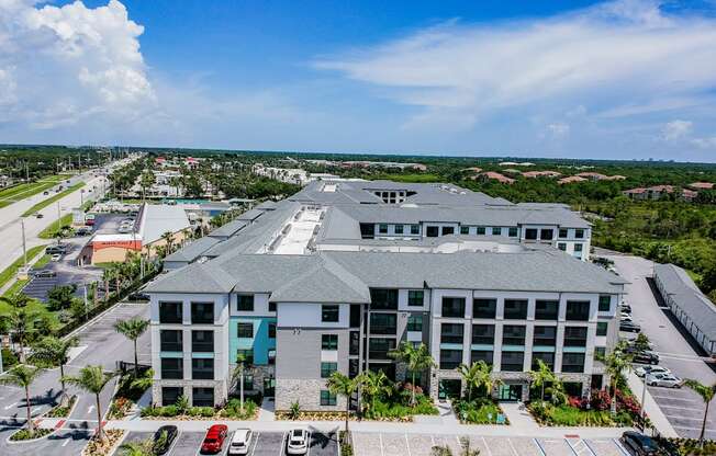 Drone View of Property Surroundings at AxisOne, Stuart, FL