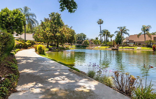 a path around a lake