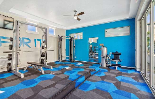 fitness center at Tribeca North