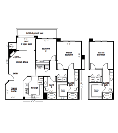 2 beds, 2 baths, 1,343 sqft, $2,775