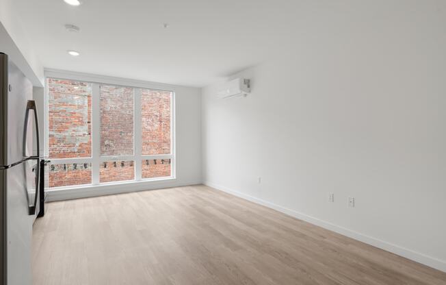 The Warren Apartments Kitchen and Living room