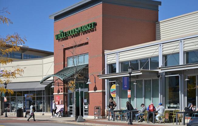 Whole Foods Market at Legacy Place offers convenient access to fresh groceries, prepared foods, and everyday essentials just minutes from The Avens at Dedham.