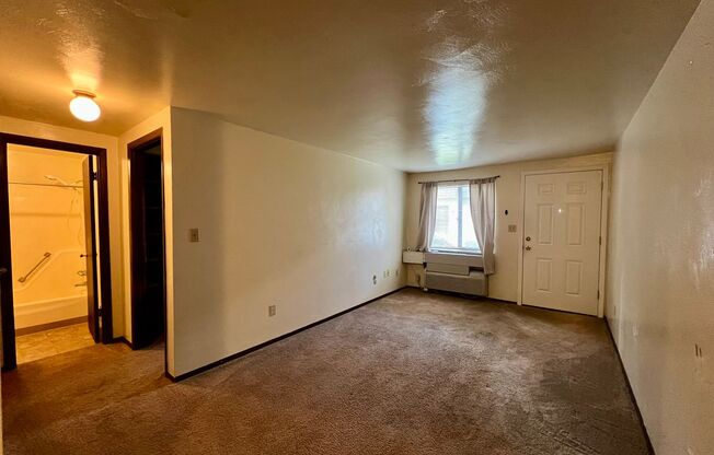 Cozy One Bedroom Apartment! Laundry On-Site, Built-In A/C & More! Call Today!