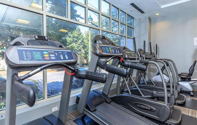 exercise equipment at the preserve at great pond apartments in windsor locks, ct