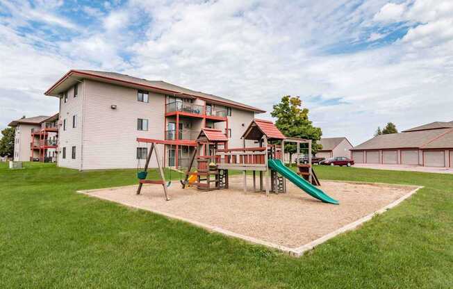 our apartments have a playground for your kids to play