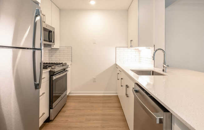 Kitchen with Stainless Steel Appliances