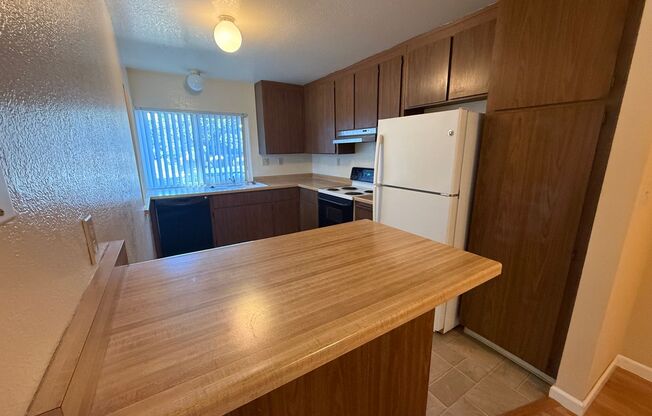 Spacious 2bd First Floor Condo W/Private Patio, Attached Garage, & Private Laundry Room