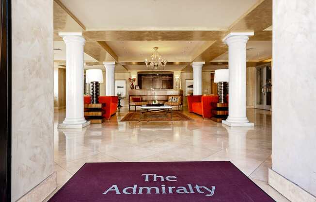 Admiralty Aparmtments lobby