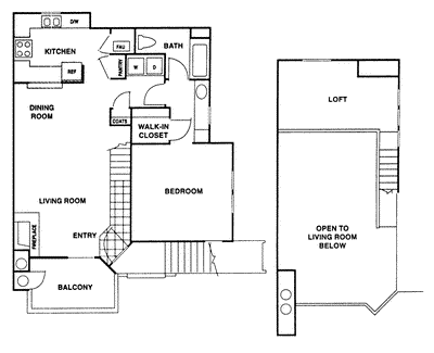 1 bed, 1 bath, 965 sqft, $2,660, Unit 1112