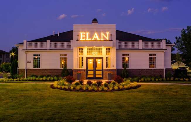 the heal house at night