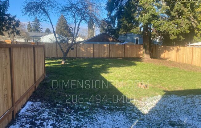 Charming Rambler 2-Bedroom Home with Fully Fenced Yard in Bremerton!