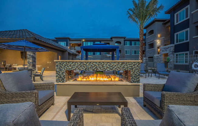 Firepit at Level 25 at Sunset by Picerne, Las Vegas, NV