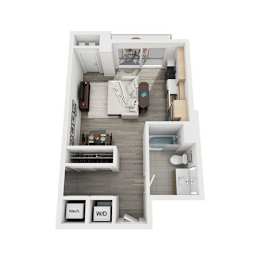 Studio, 1 bath, 481 sqft, $2,065
