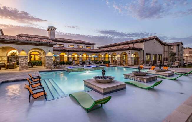 resort inspired pool