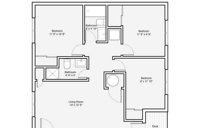 3 beds, 2 baths, 1,050 sqft, $1,915