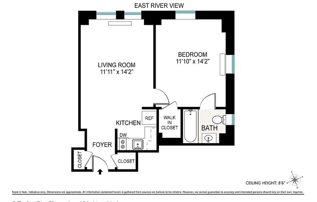 1 bed, 1 bath, $3,800, Unit 631