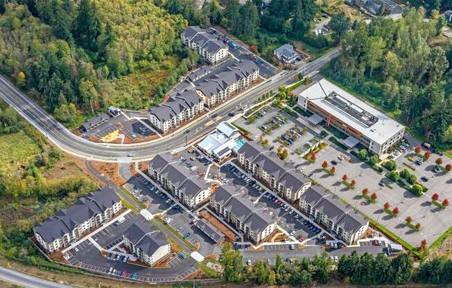 Aerial View of Puget Park