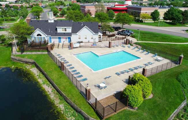 Resort Inspired Pool at The Crossings Apartments, Grand Rapids, MI, 49508