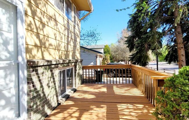4 bedroom home with fenced back yard!