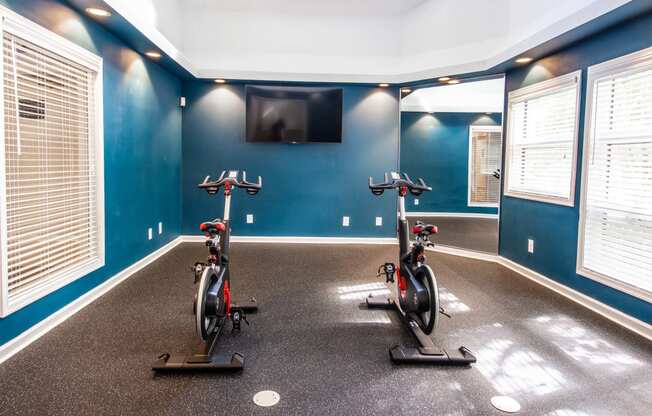 Spin Bikes at The Crossings at White Marsh Apartments, Perry Hall, Maryland