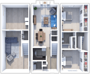 2 beds, 1.5 baths, 1,300 sqft, $1,779