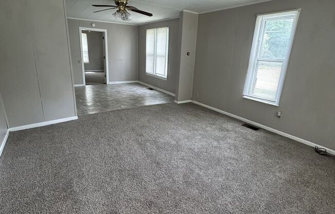 REDUCED PRICE!  SUMMER MOVE-IN SPECIAL!!!!  Spacious 3 bedroom 1 bath home, with HUGE yard for family gathering. MOVE-IN READY!!!