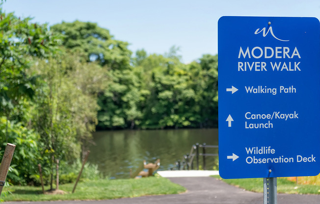 Water and nature activities with riverfront access