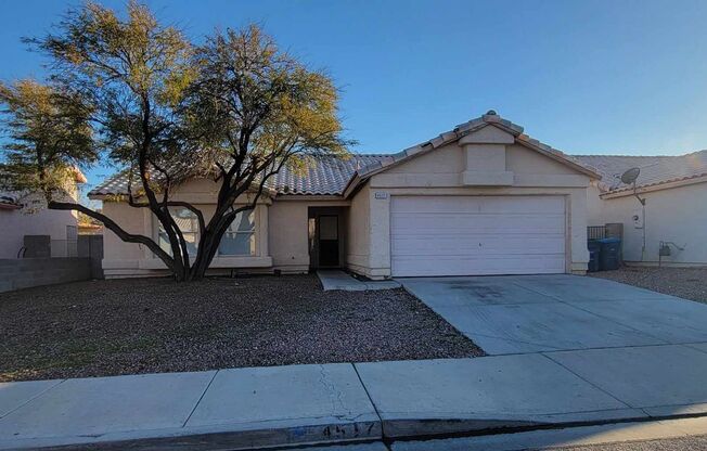 Single story 4bd 2ba 2 car garage home